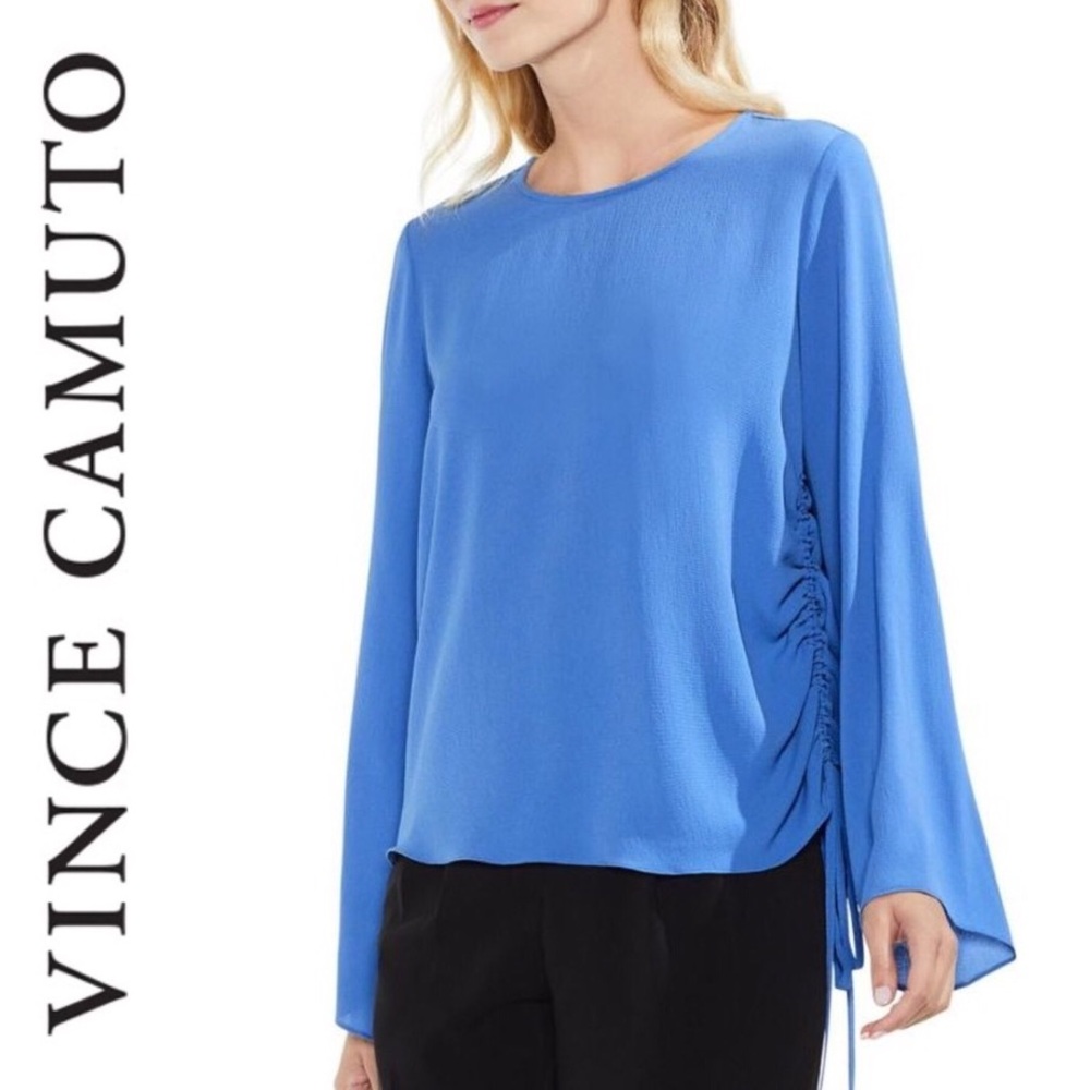 Vince Camuto💙Chic Side Cinch Blouse!